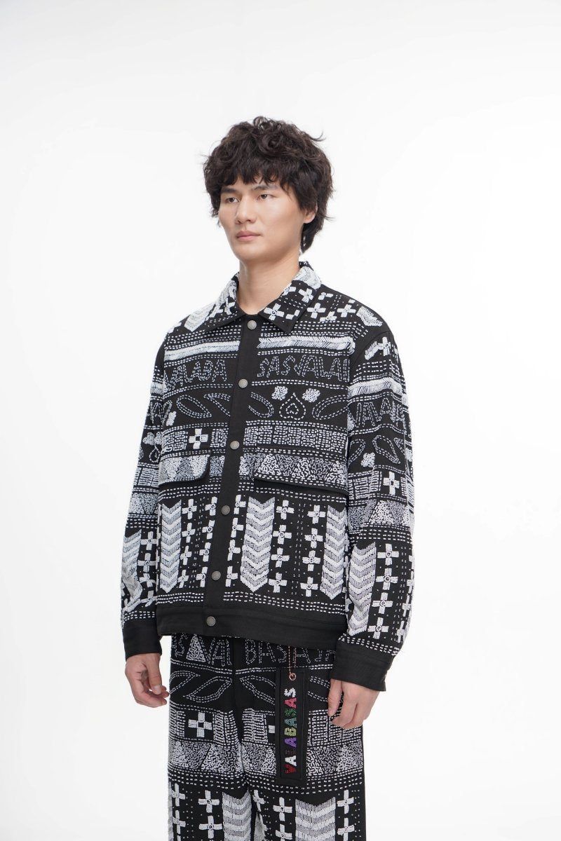 Valabasas Time Hand Beaded Jacket - Patterned