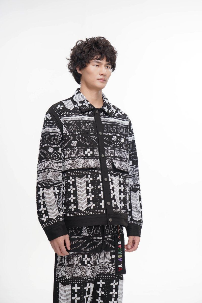 Valabasas Time Hand Beaded Jacket - Patterned