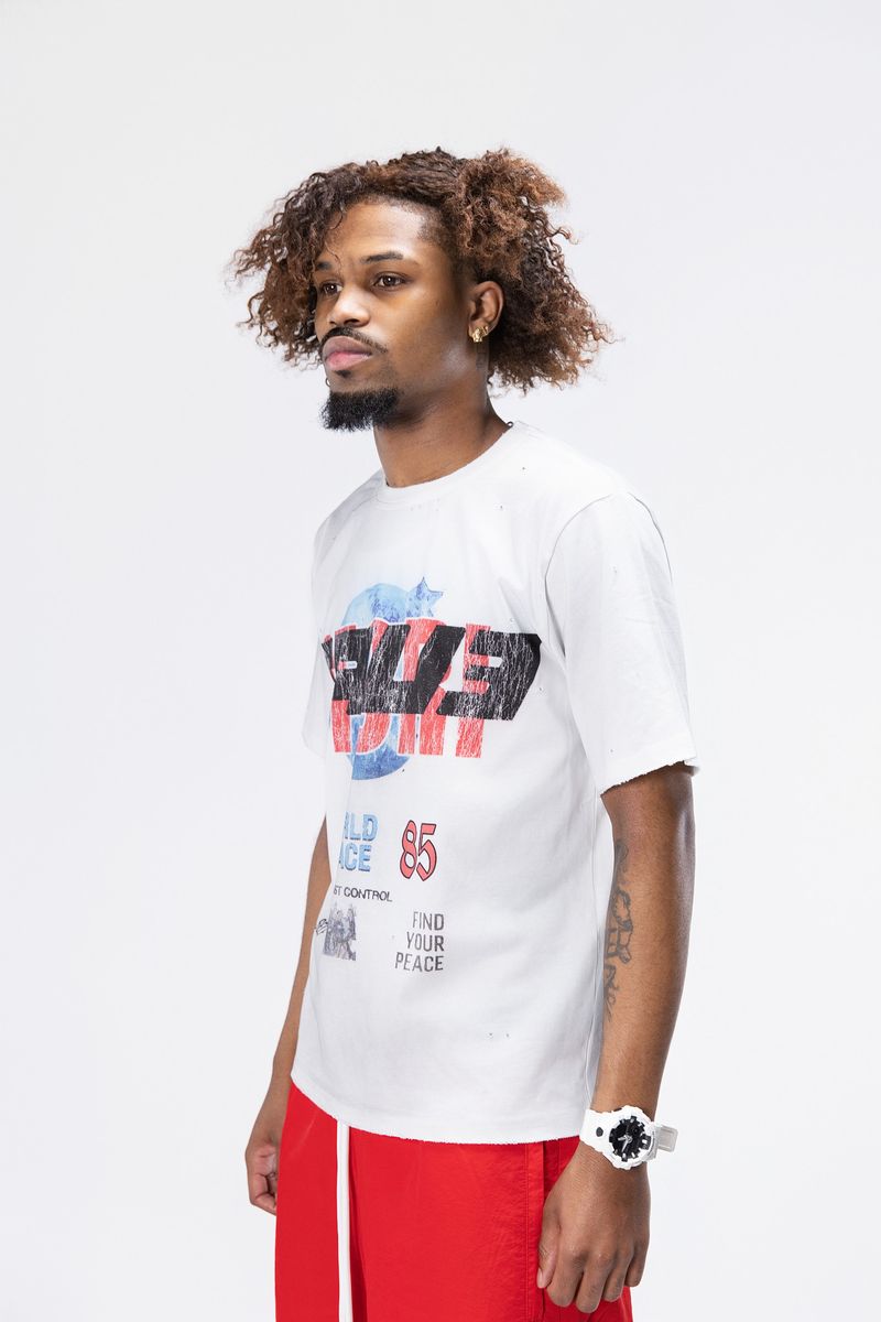 Tru3Stori World Peace Tee - White