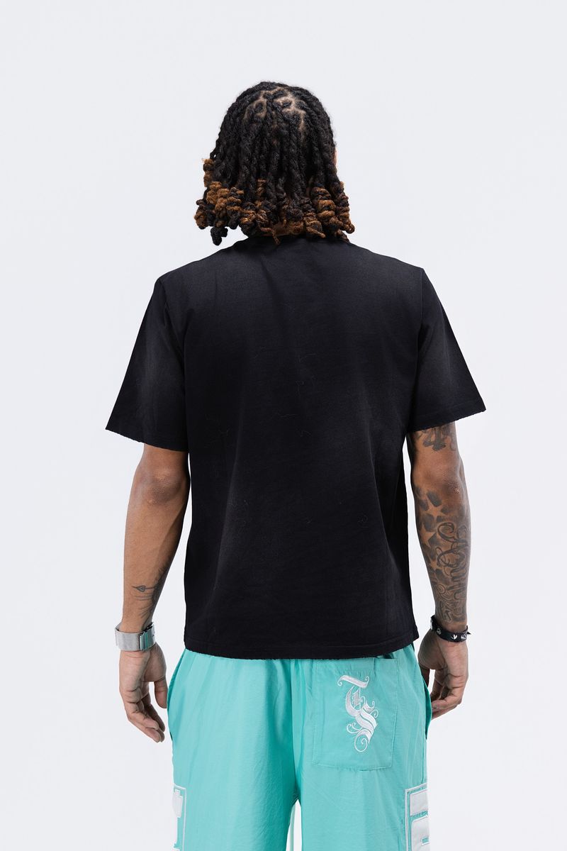 Tru3Stori Many Faces White Tee - Graphic Print