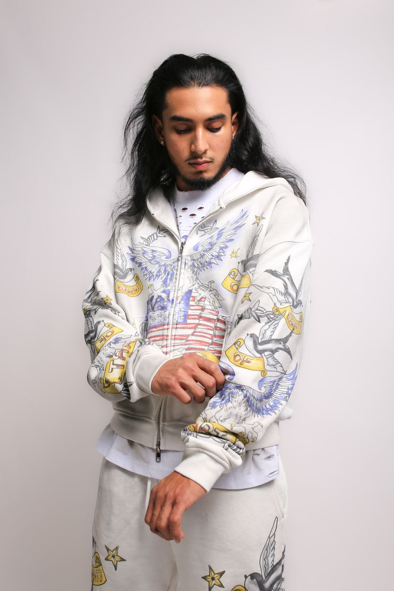 Elements Of Art Americana Hoodie