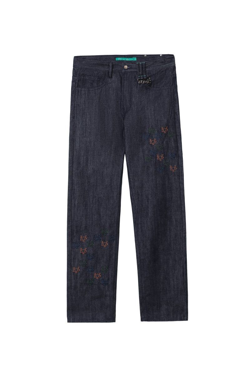 Vala De Labasas Vetta Selvedge Denim Jeans - Dark Wash