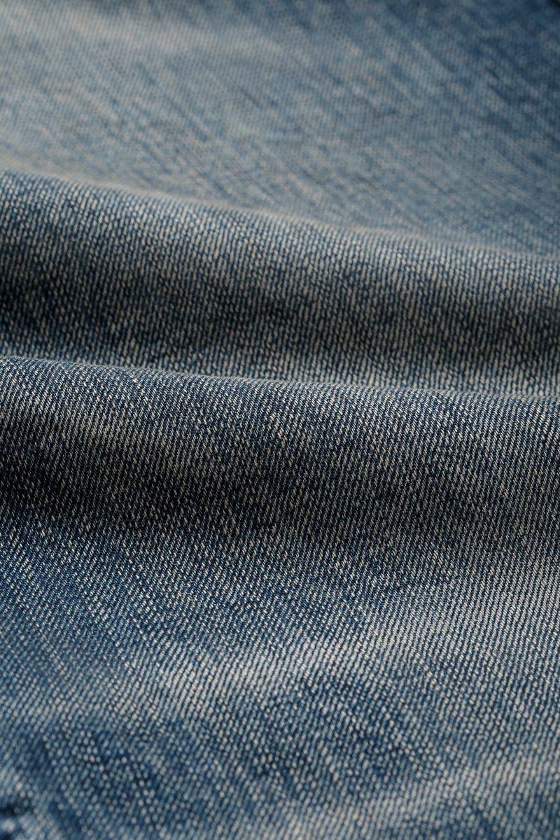 Vala De Labasas Trame Selvedge Baggy Jean - Distressed