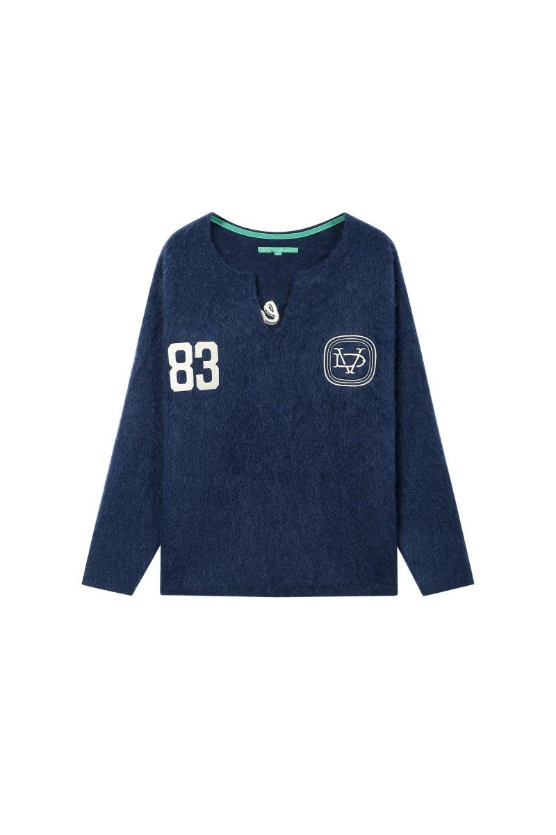 Vala De Labasas Frene Mohair Sweater - Navy