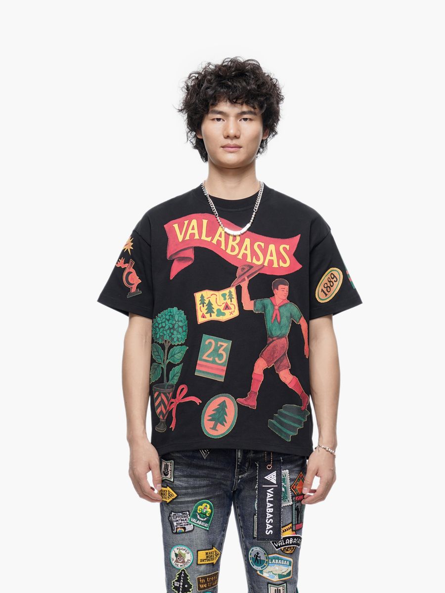 Valabasas Latitude Men's T-Shirt - Graphic Print