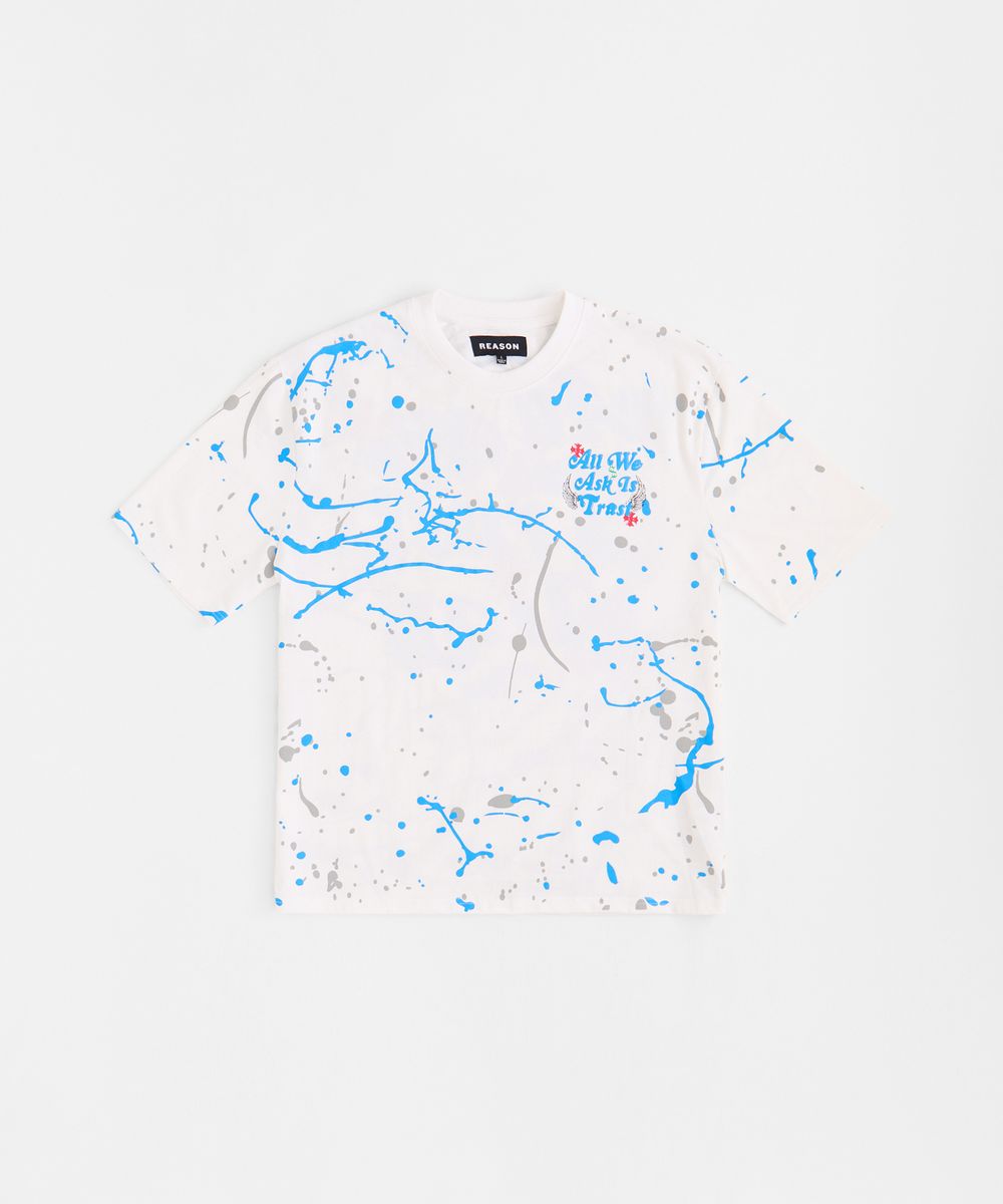 Reason Brand Splatter T-Shirt - Graphic