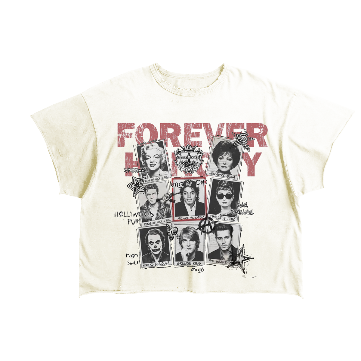 FOREVER HUNGRY Faces Tee Youth T-Shirt