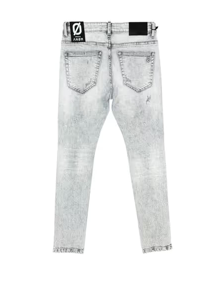 Anom Frayed Hem Jeans - Slim Fit