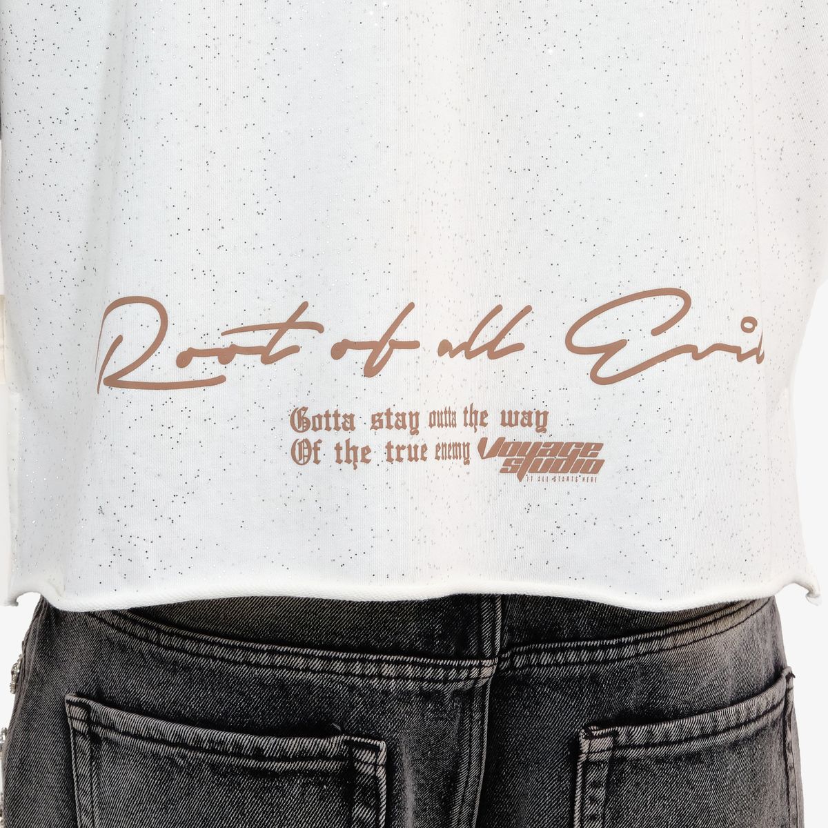 Copper Rivet Samurai T-Shirt - Rhinestone