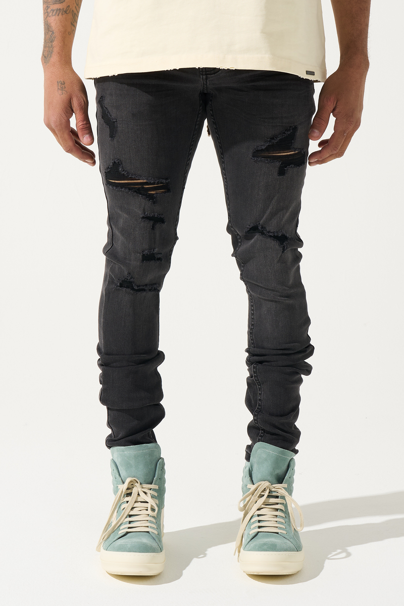 Serenede Shadow Jeans - Skinny Fit Coal
