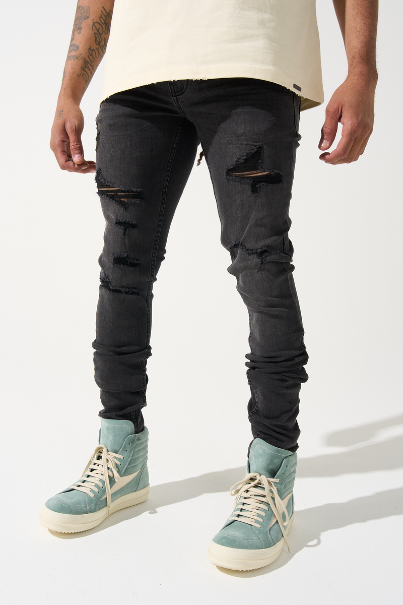 Serenede Shadow Jeans - Skinny Fit Coal