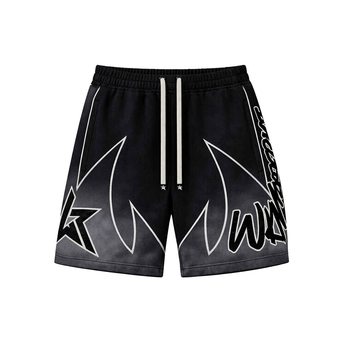 Wknd Riot Flame Shorts - Graphic