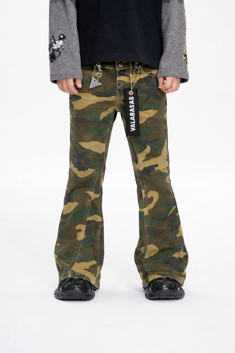 Valabasas Hazard Kids Jeans - Camouflage Pattern