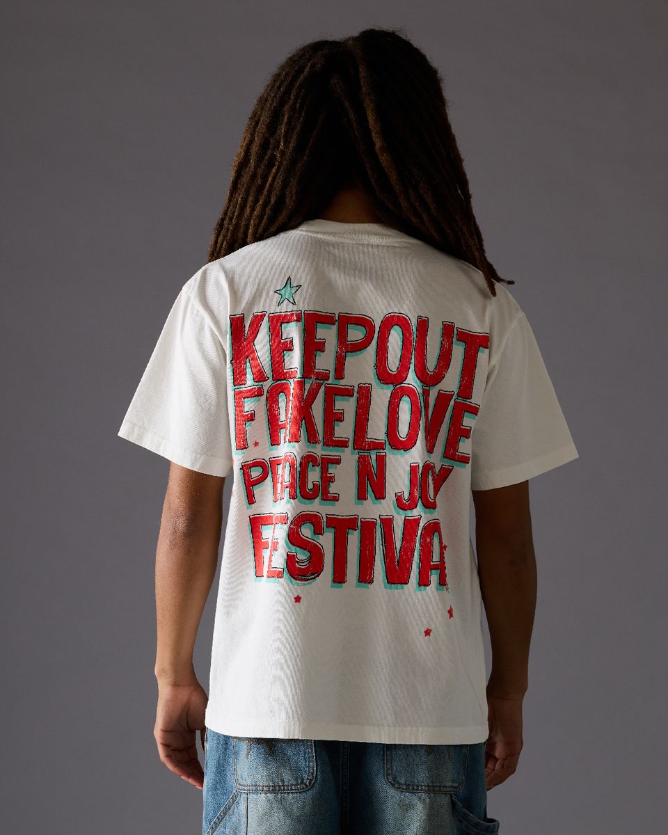 Kofl Peace Tee - Distressed Graphic