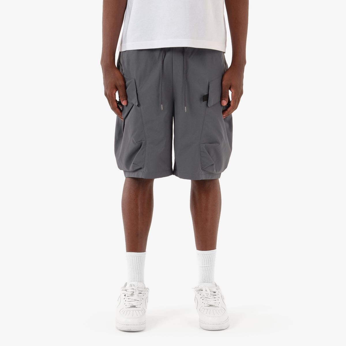 Copper Rivet Cargo Shorts - Oversized Pockets