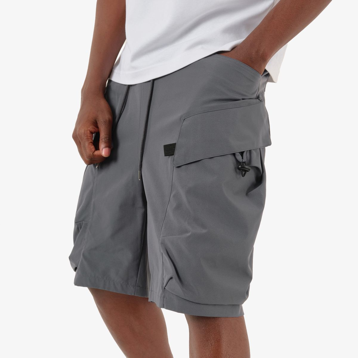 Copper Rivet Cargo Shorts - Oversized Pockets