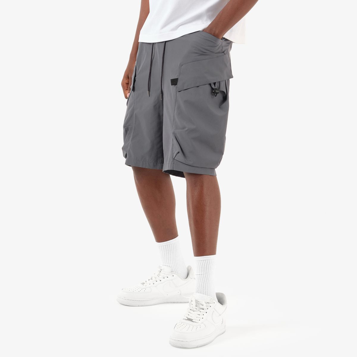 Copper Rivet Cargo Shorts - Oversized Pockets