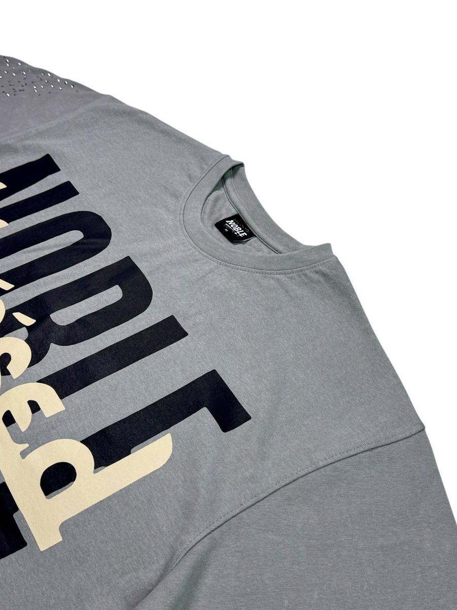 Noble Blessed Tee - Relaxed Fit Washed Grey