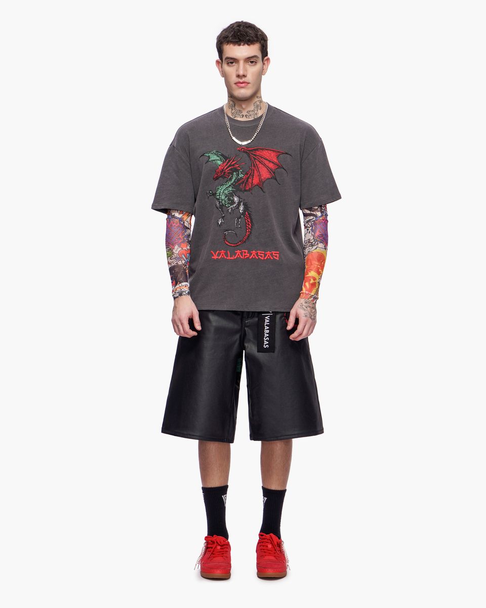 Valabasas Tatsu Shorts - Dragon Graphic