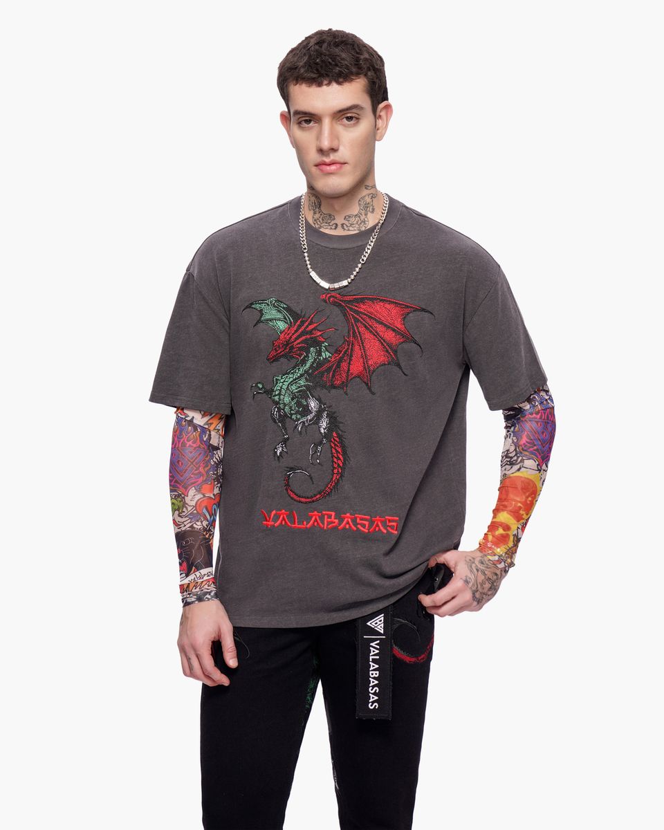 Valabasas Dragon T-Shirt - Embroidered