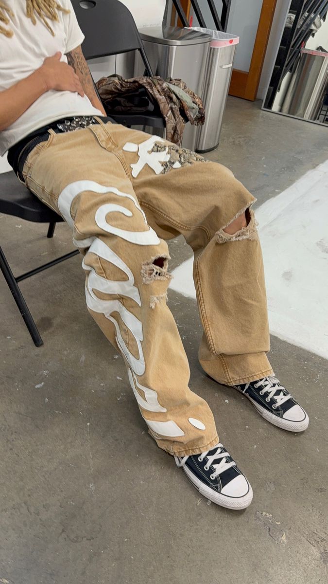 Project Capri Snakeskin Jeans - Distressed