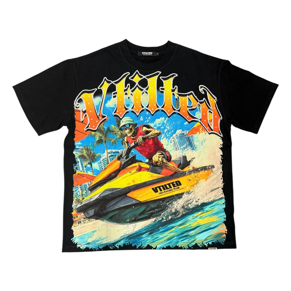 Vtilited Jetski T-Shirt - Black
