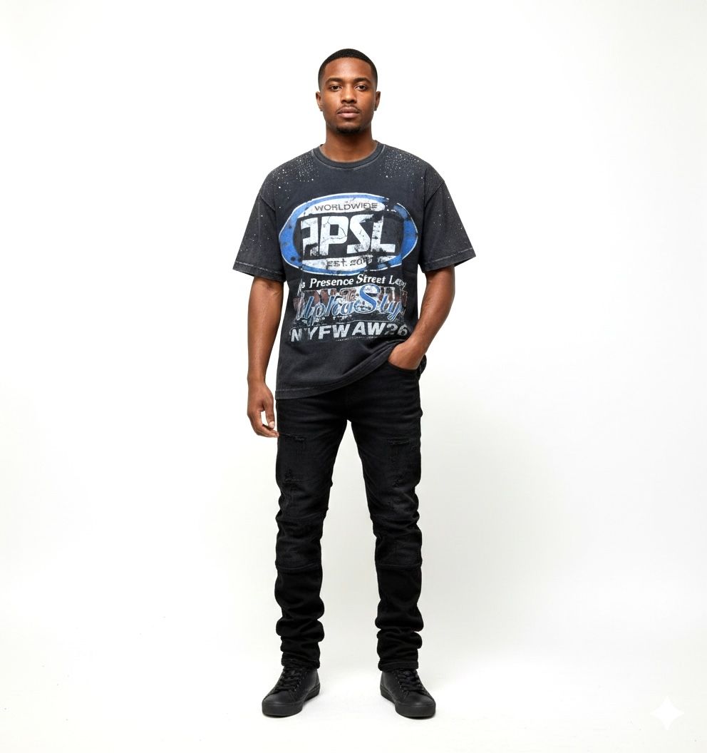 Alpha Style Worldwide Tee - Distressed