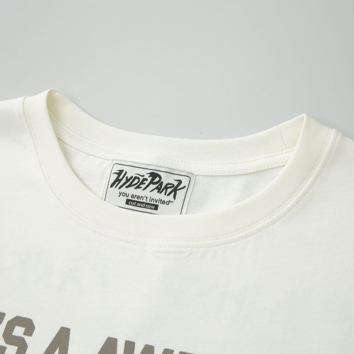 Hyde Park Stickered Tee - Oversized Fit