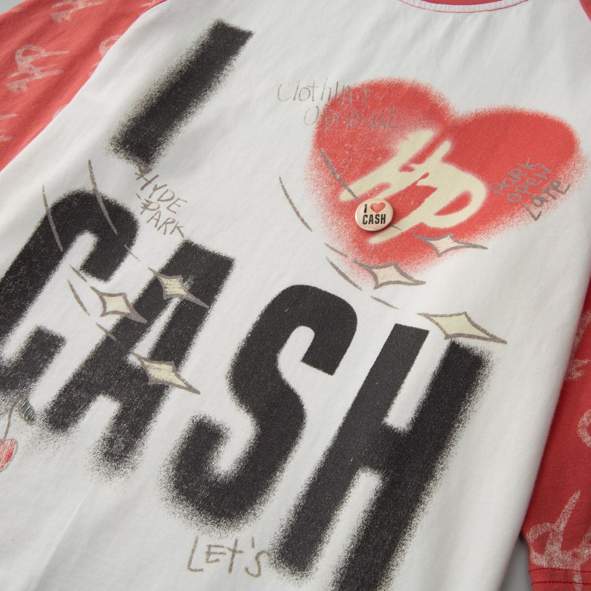 Hyde Park Heart Raglan T-Shirt - Graphic