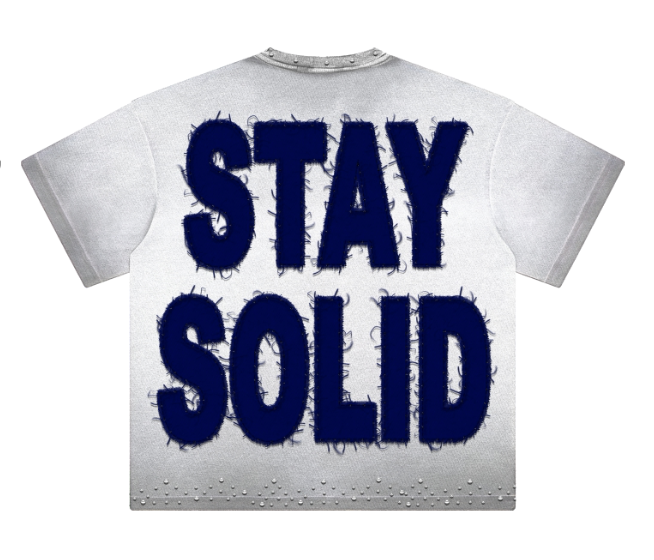 Street Iz Watchin Stay Solid Tee – White