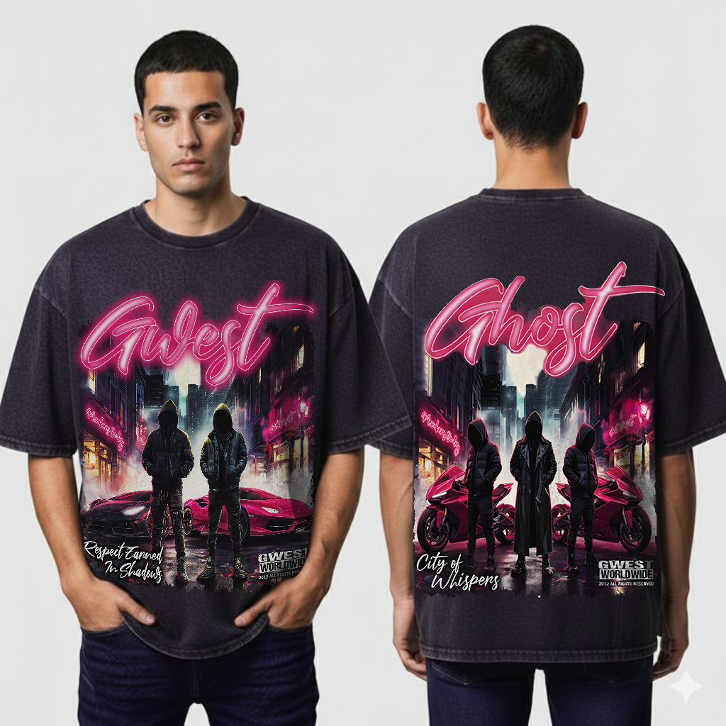 G-West Night Drifters T-Shirt - Oversized