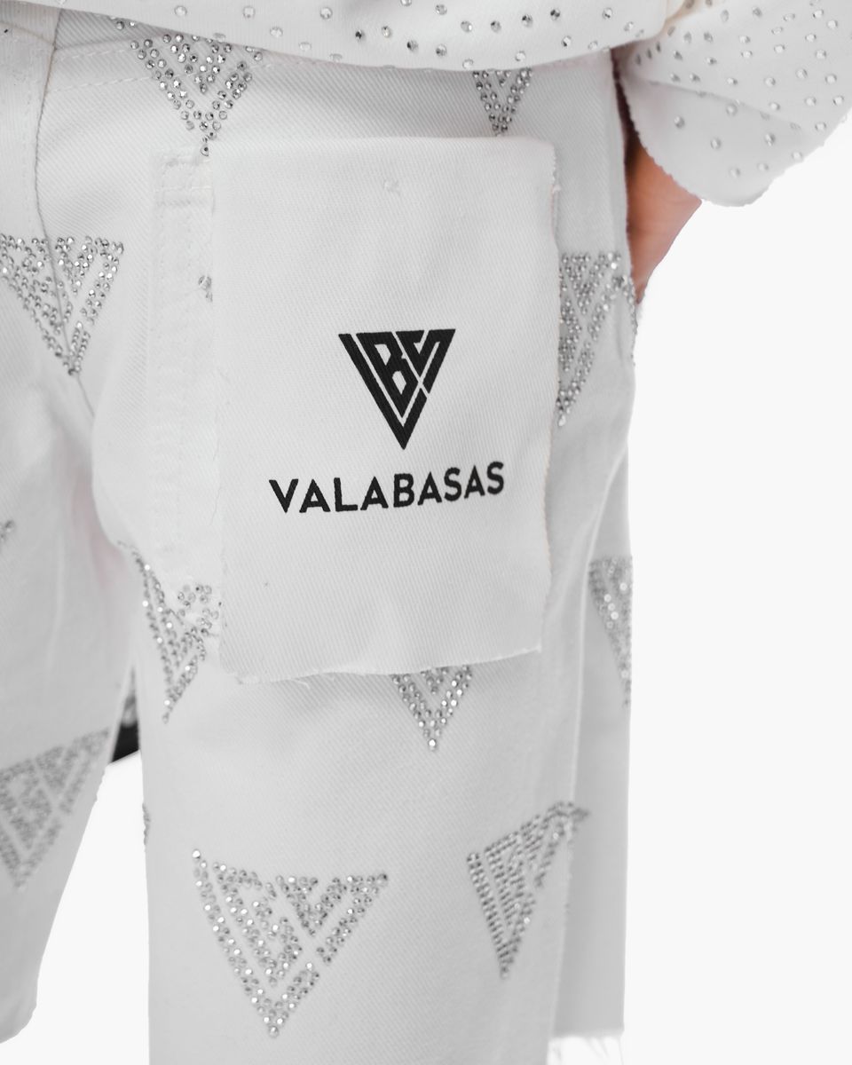 Valabasas Logo Youth Shorts - Raw Hem