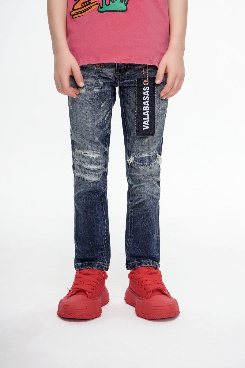 Valabasas Viggo Youth Jeans - Distressed Wash