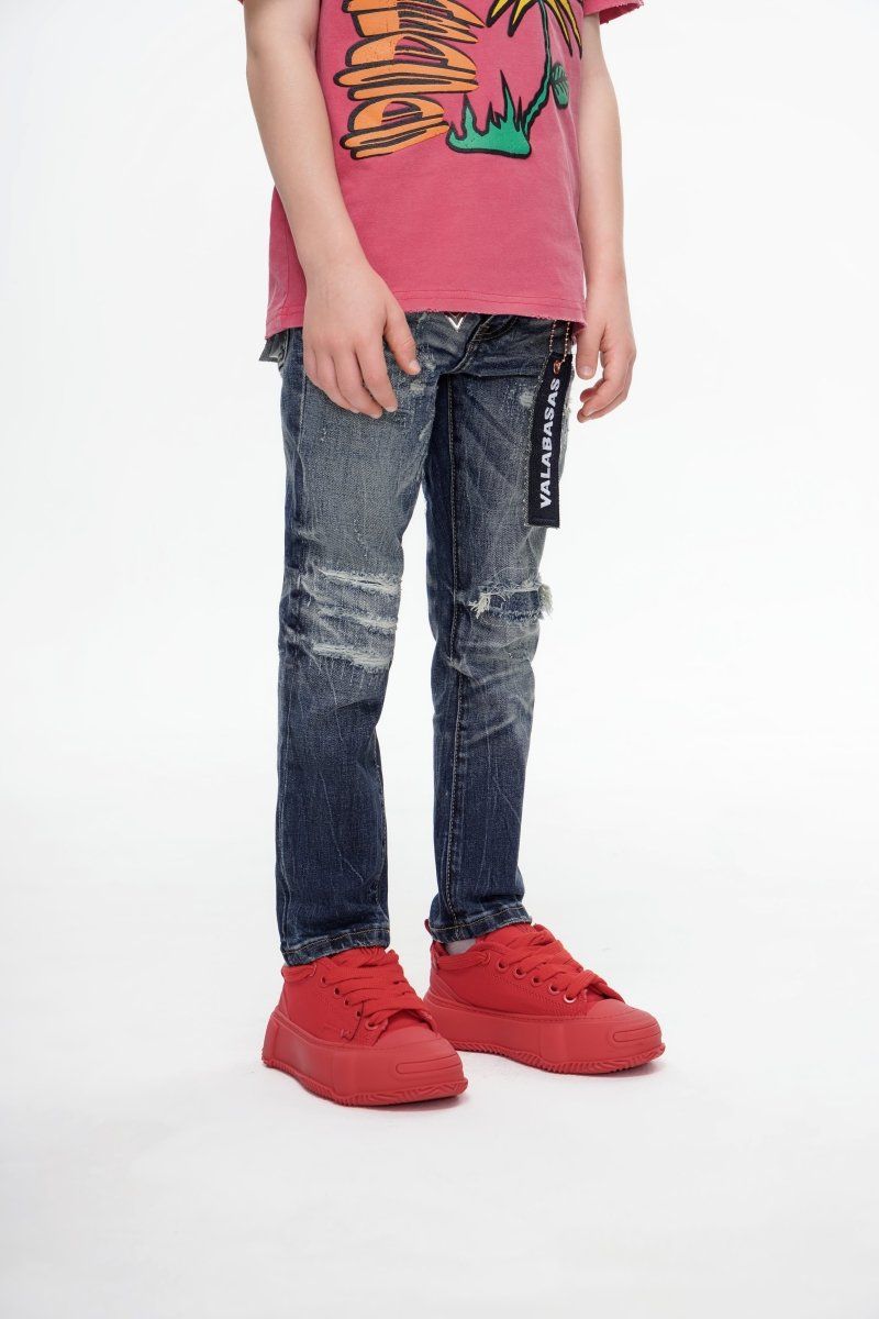 Valabasas Viggo Youth Jeans - Distressed Wash