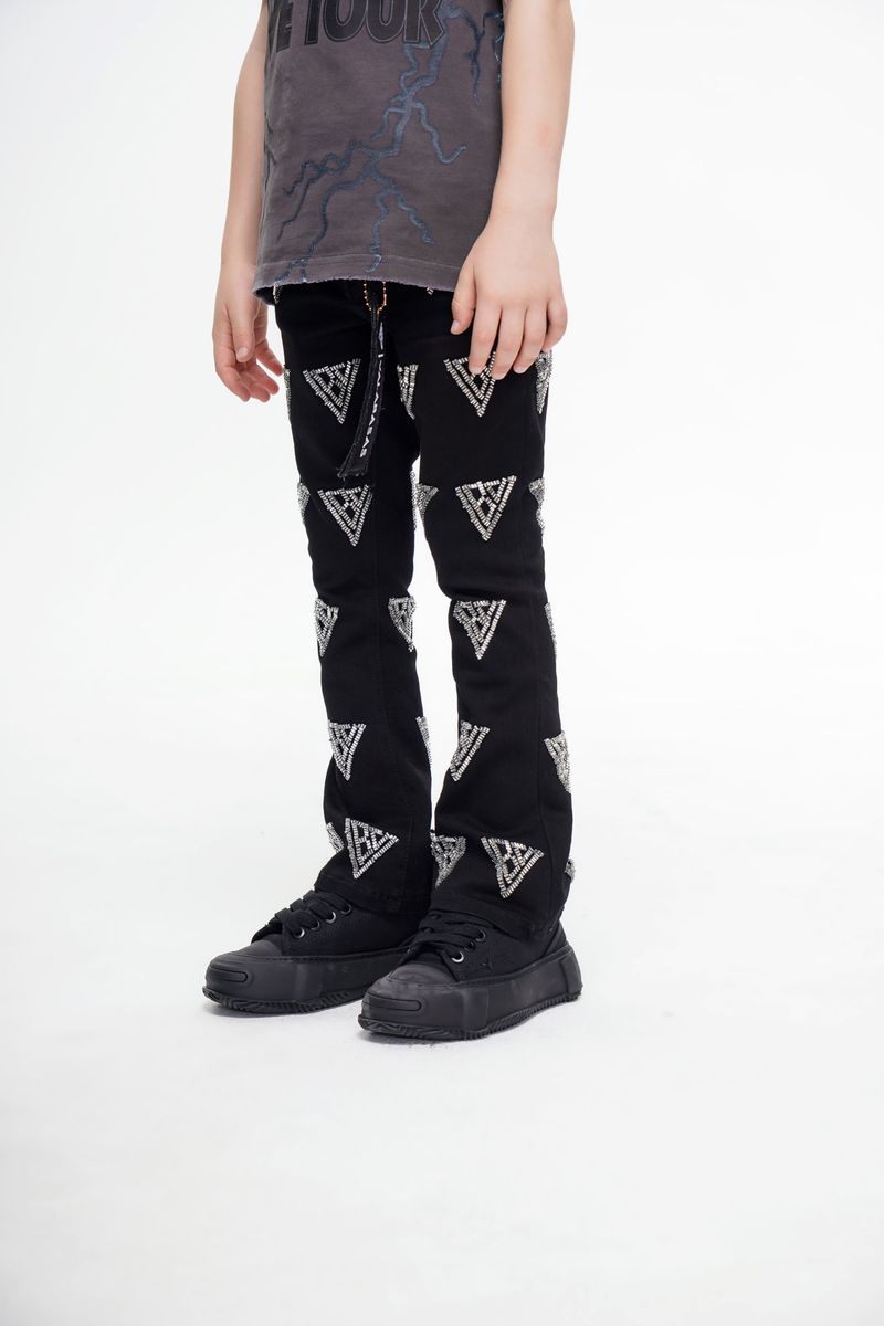 Valabasas Code Youth Jeans - Embroidered Detail