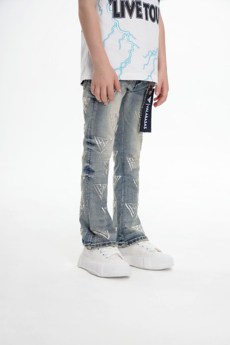 Valabasas Code Youth Jeans - Embroidered Detail