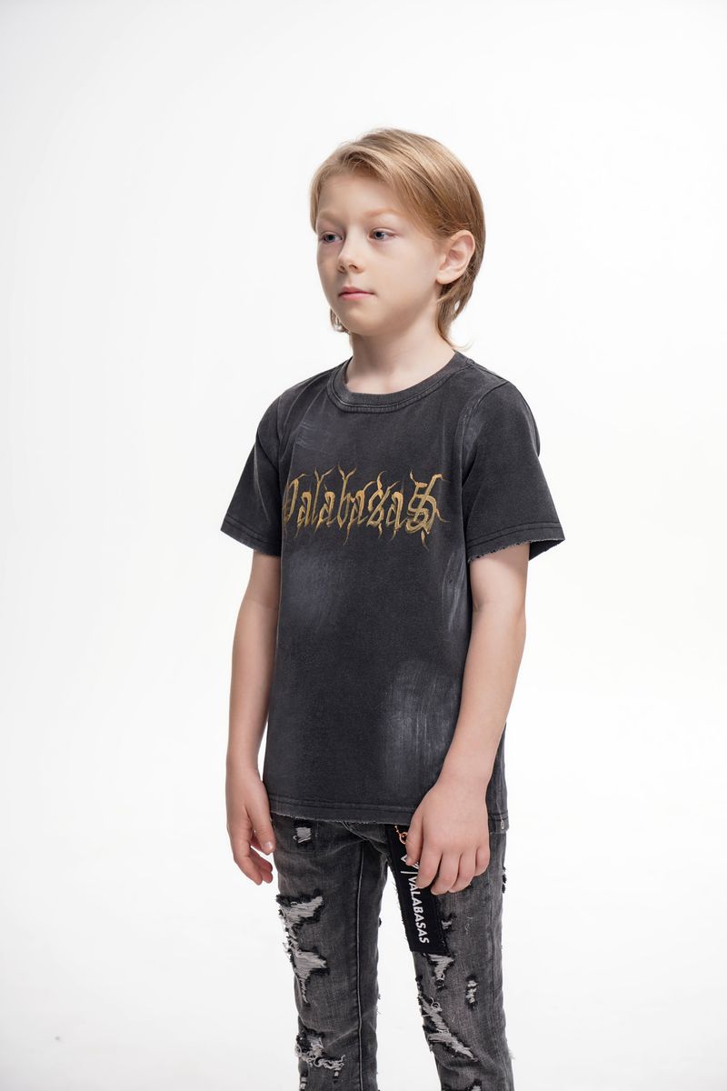 Valabasas Inked Elegance Youth T-Shirt - Graphic Print