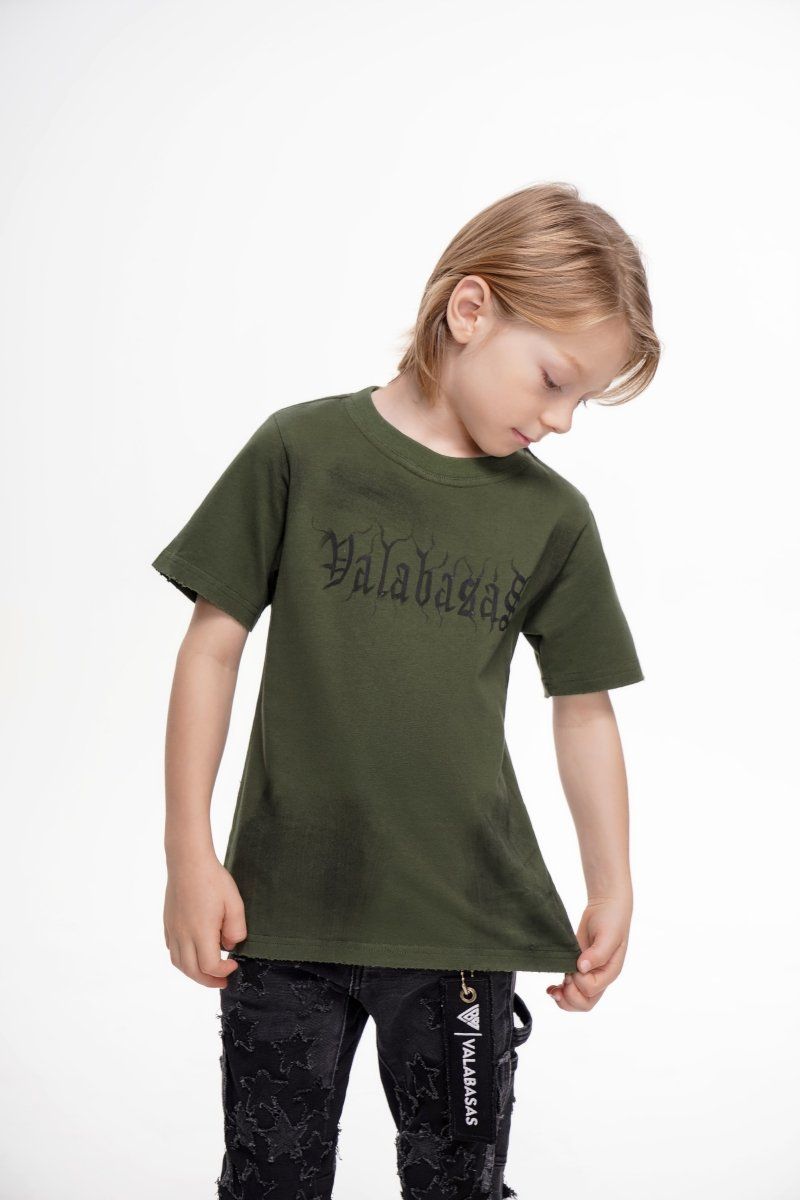 Valabasas Inked Elegance Youth T-Shirt - Graphic Print