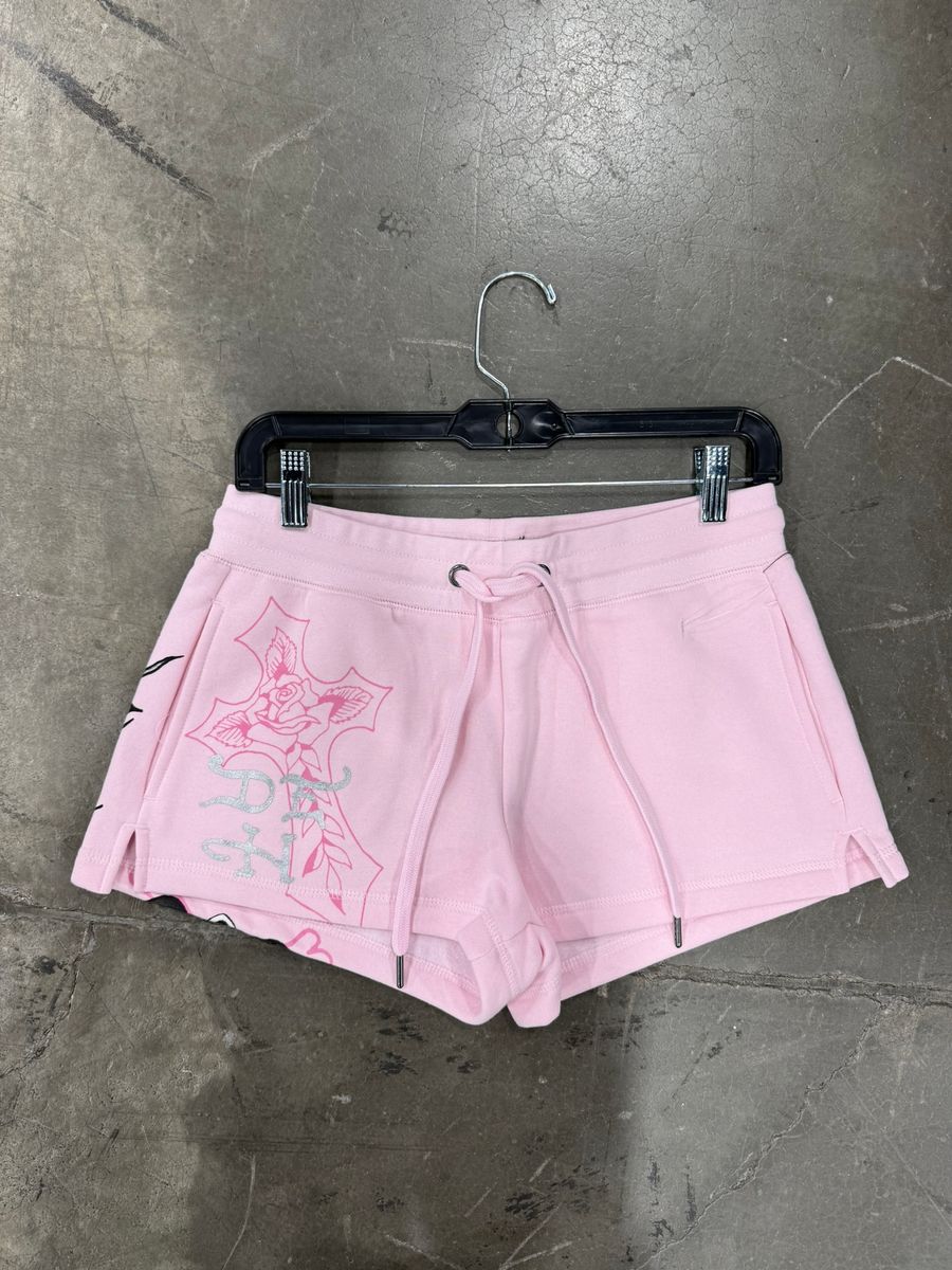 Ed Hardy Flame Cross Shorts - Graphic