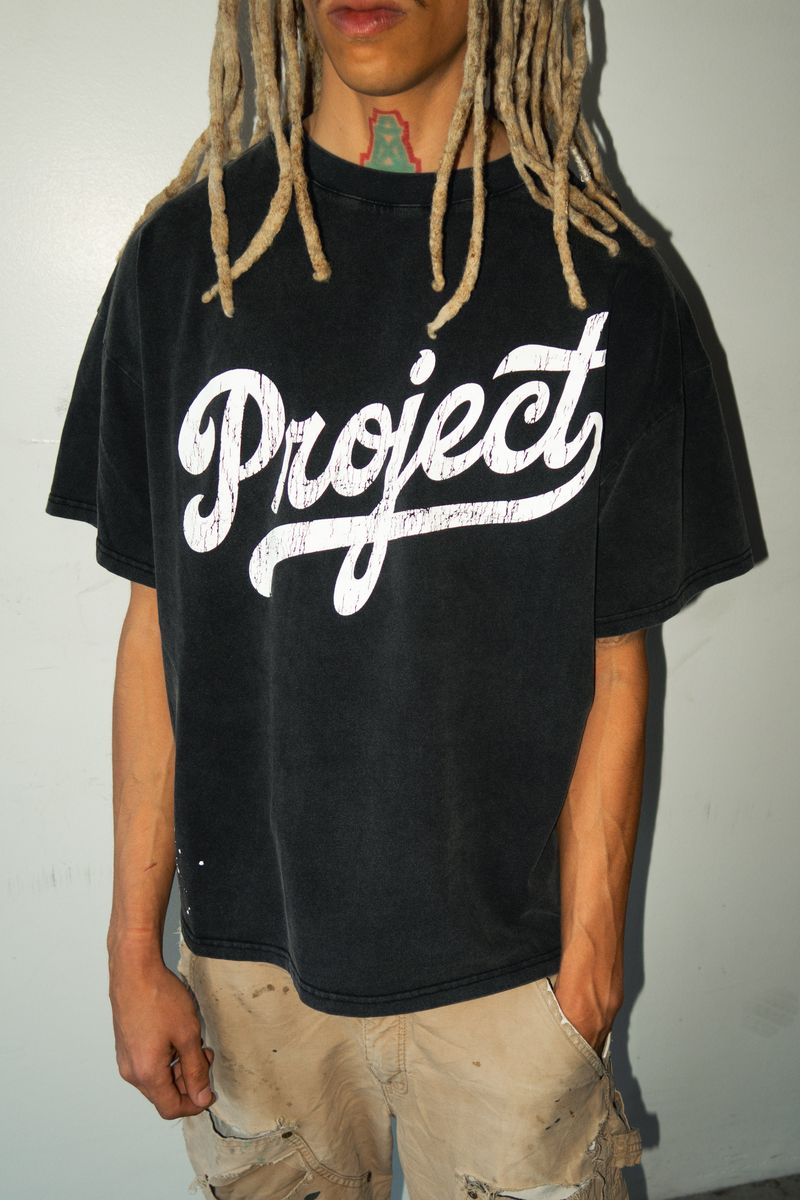 Project Capri Script T-Shirt - Washed
