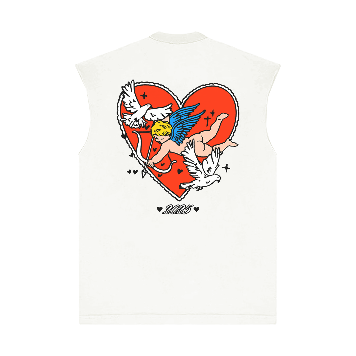 Lonely Hearts Faith Hope Love T-Shirt - Sleeveless