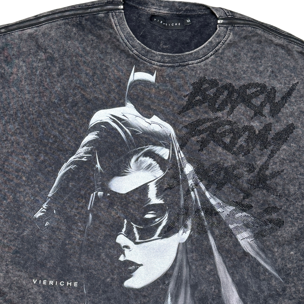 Vie+Riche Dark Knight Tee - Acid Wash
