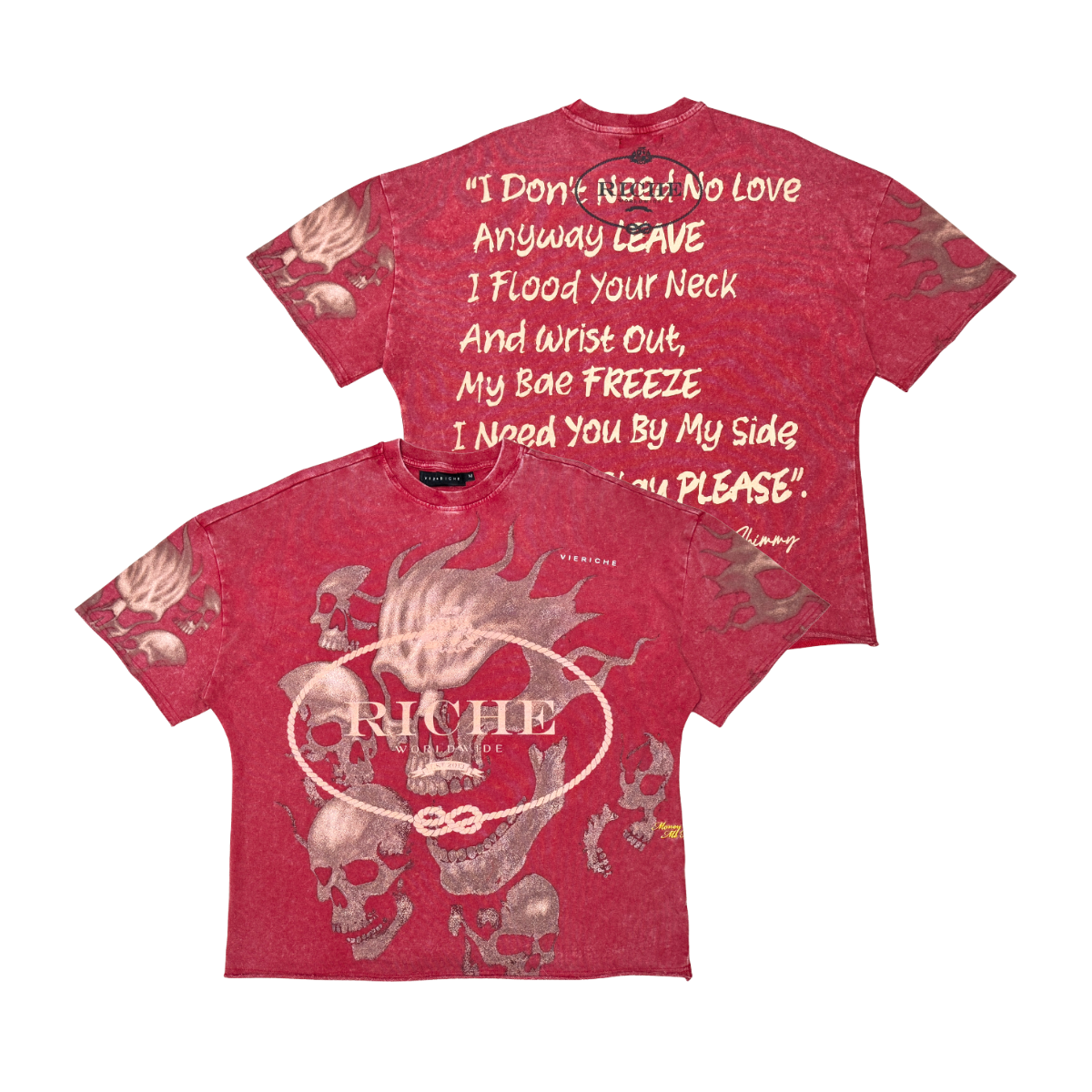 Vie+Riche Skull Tee - Graphic