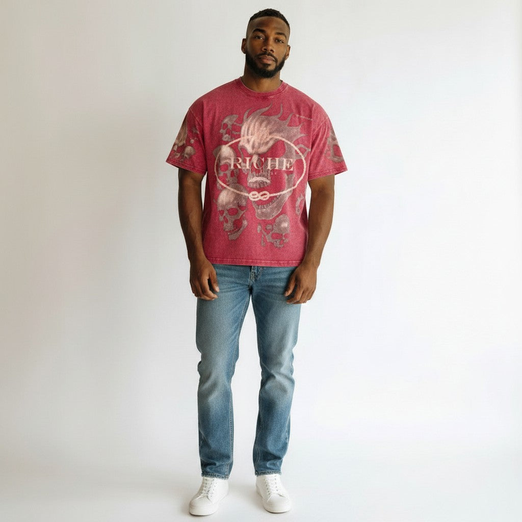 Vie+Riche Skull Tee - Graphic
