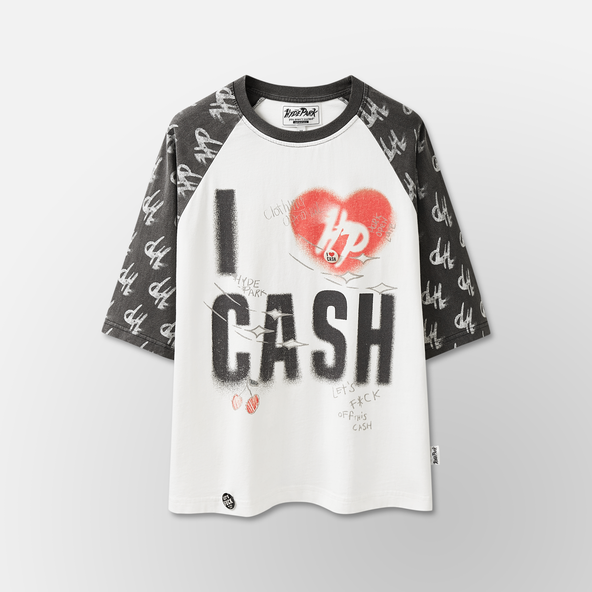 Hyde Park Heart Raglan T-Shirt - Graphic