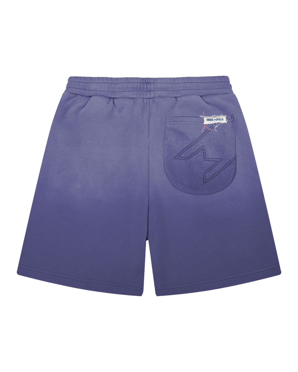 Free Refills Lonely Hearts Fleece Flared Shorts