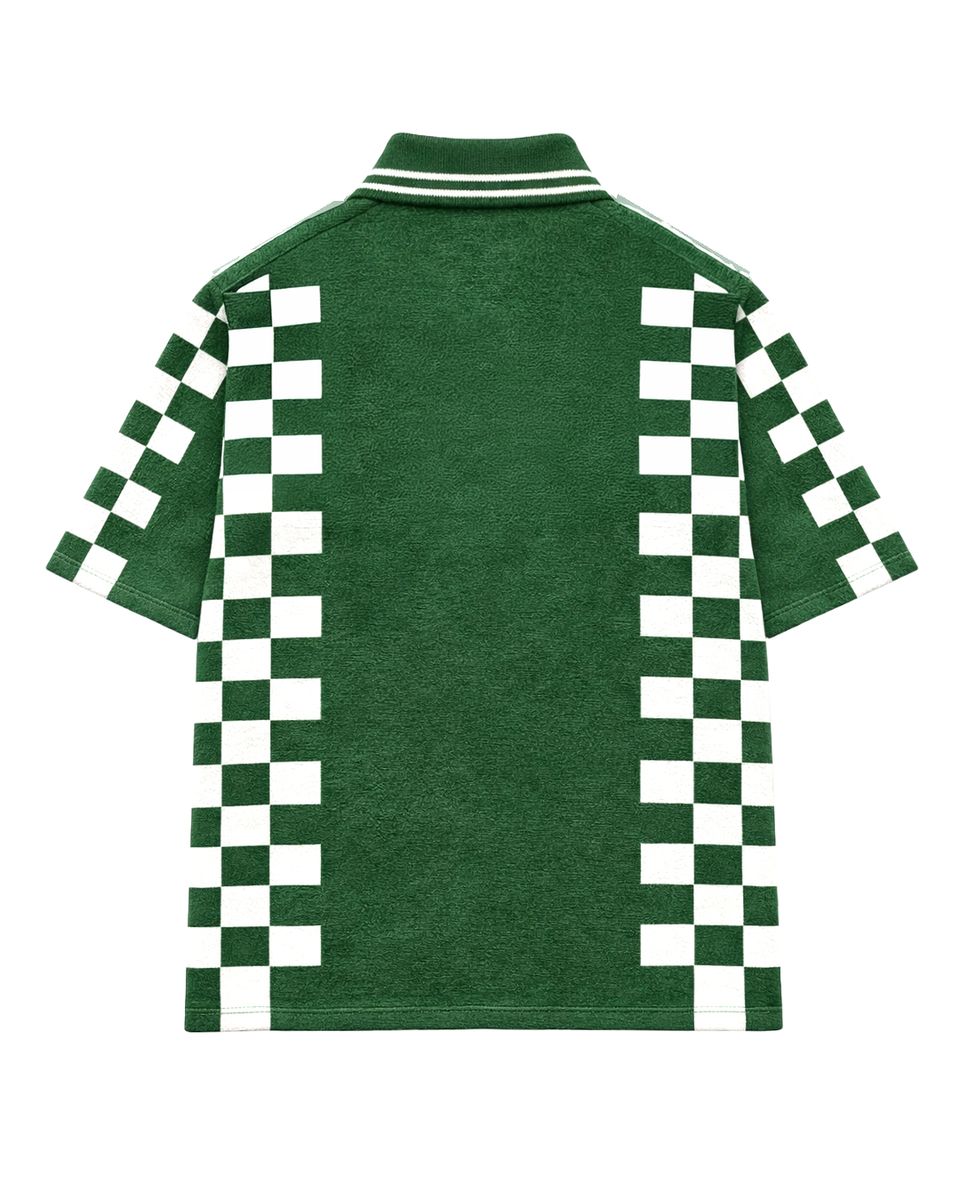 Campus Checkered Shirt - Graphic Green