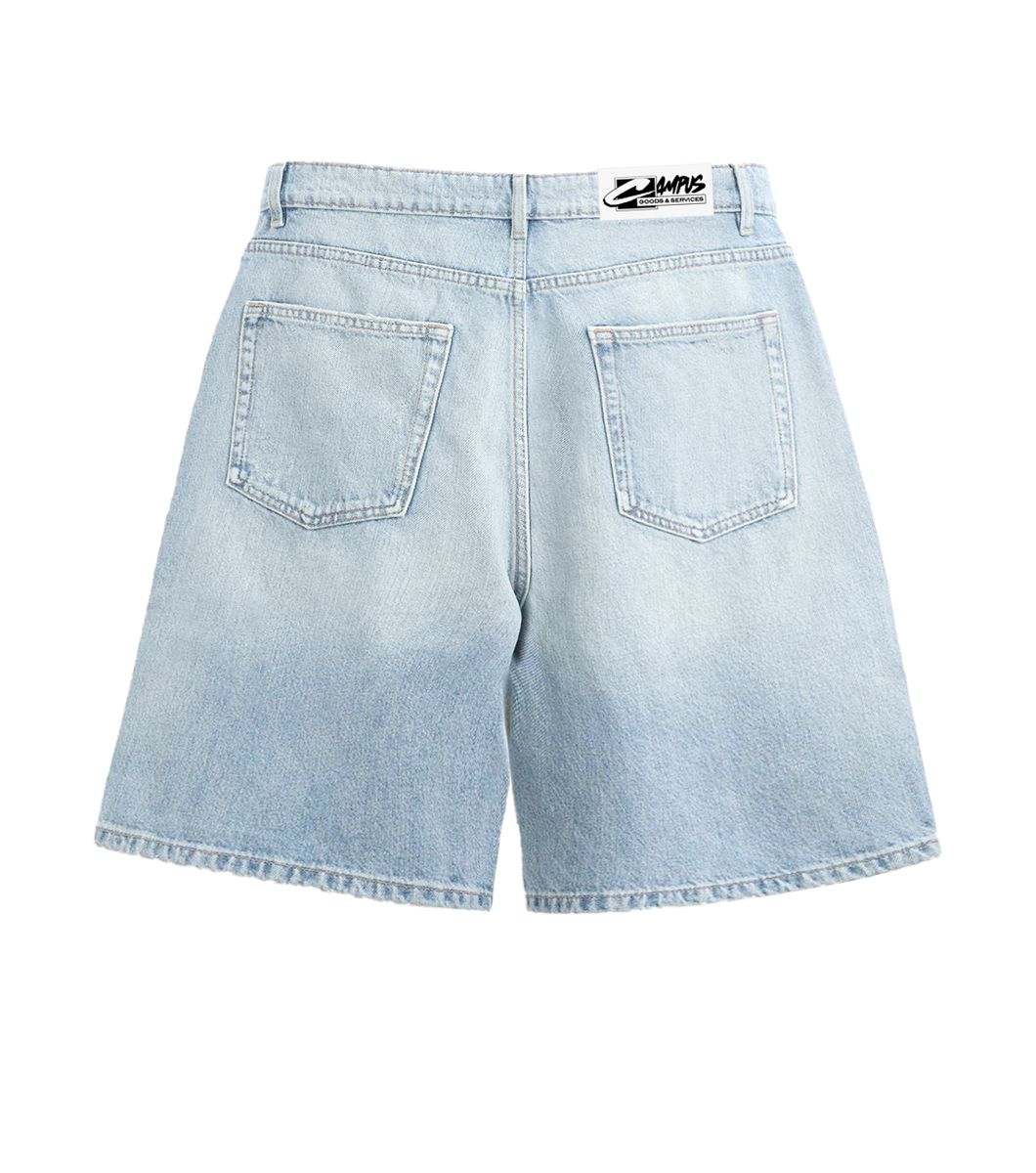 Campus Applique Shorts - Graphic Blue