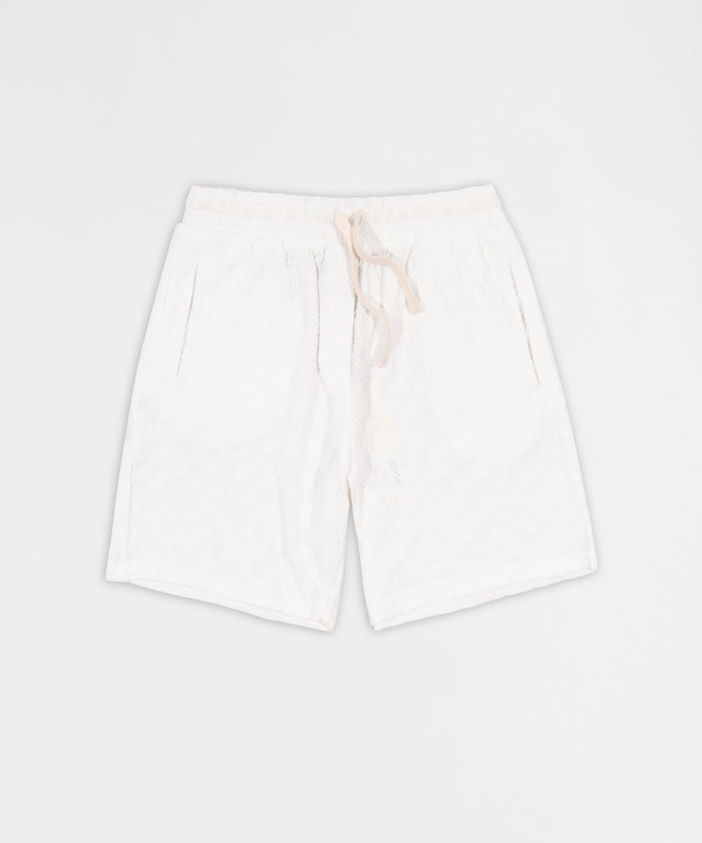 Reason Brand Textured Shorts - Elastic Waistband