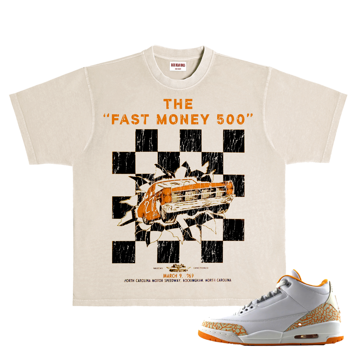 Rich Dead Idols Fast Money Tee - Graphic